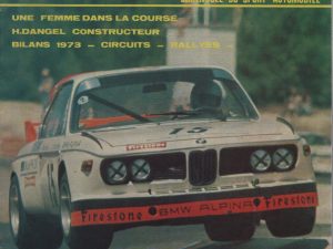 AUTO COURSE 16 1974 BMW 3.0 CSL BILAN 1973 HENRI DANGEL MARTINE RENIER MINI COOPER S #16 REVUE MAGAZINE