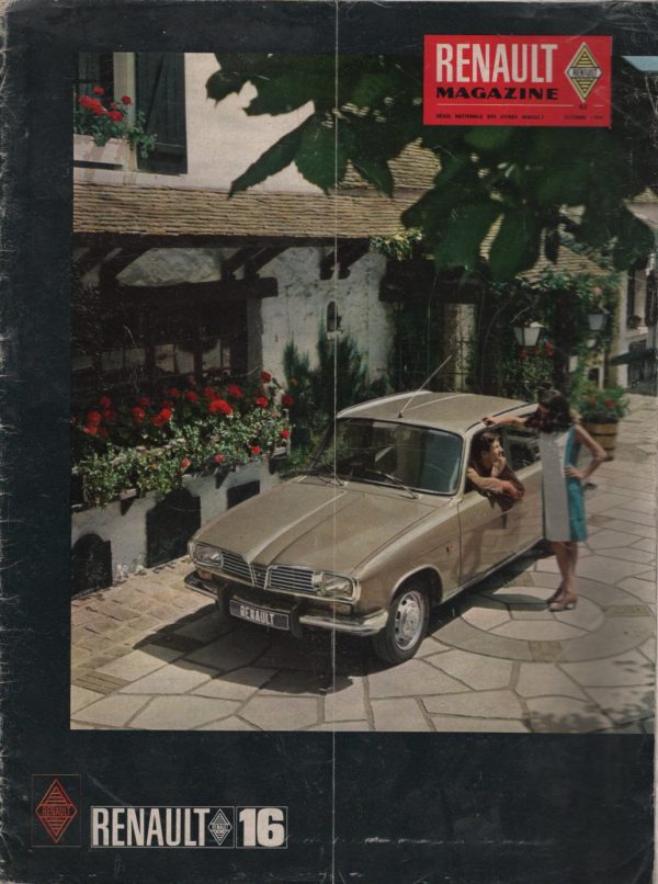 RENAULT MAGAZINE 62 1966 RENAULT 16 R16 #64