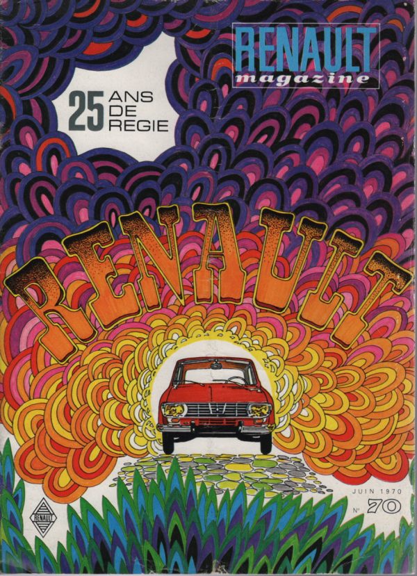 RENAULT MAGAZINE 70 1970 R12 RENAULT AVIATION RAID FRANCE COTE IVOIRE RENAULT 4 R12 R4 #70