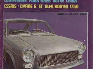 AUTO CLUB 88 1968 CITROEN DYANE 6 ALFA ROMEO 1750 BERLINA MERCEDES 280 SE W108 W109 MERCEDES 280 SL MERCEDES 300 SEL 6.3 24H DU MANS 1968 #88 REVUE MAGAZINE