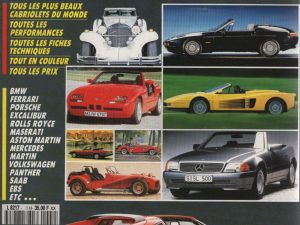 CABRIOLET 1989 CATALOGUE INTERNATIONAL - 80 PAGES