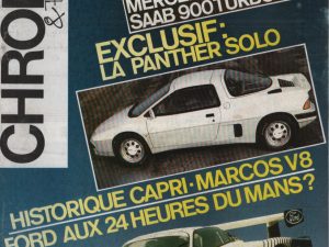 CHROMES & FLAMMES 58 MERCEDES 190E 2.3-16 W201 MARCOS MANTULA TVR 390 SE PORSCHE 944 SAAB 900 TURBO 16 PANTHER SOLO FORD TRANSIT V8 290KM/H #58 REVUE MAGAZINE