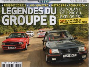 CLASSIC & SPORTS CAR 52 AUDI SPORT QUATTRO PEUGEOT 205 TURBO 16 FORD RS200 AUSTIN METRO 6R4 LANCIA DELTA S4 AUSTIN HEALEY 100 COUPE 1953 MONTEVERDI 375 L FERRARI 365 GT 2+2 MASERATI MEXICO JAGUAR XJ220 MORGAN 4/4 MG TA ROVER 3 LITRE WOLSELEY 6/99 LAND ROVER SERIE 1 BMW 1600 CABRIOLET BMW 1802 TOURING BMW 2002 Tii #52 REVUE MAGAZINE