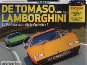 CLASSIC & SPORTS CAR 58 LAMBORGHINI COUNTACH LP400 DE TOMASO PANTERA SIMCA 1204 SPECIAL MORRIS 1300 GT SIATA 208 S PORSCHE 356 B 1600 S LOTUS ELITE ALFA ROMEO GIULIETTA SPRINT VELOCE MGA TWIN CAM ROLLS ROYCE SILVER CLOUD III PARK WARD JAGUAR XK8 JAGUAR XKR #58 REVUE MAGAZINE