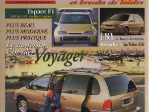 MONOSPACE 11 RENAULT ESPACE F1 V10 800CH 300KM/H VOLVO 850 CHRYSLER VOYAGER