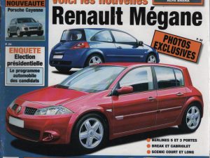 L'AUTO JOURNAL 2002 590 RANGE ROVER V8 L322 BMW X5 4.4i e53 FERRARI 550 BARCHETTA HYUNDAI COUPE 2.7 V6 FX VOLKSWAGEN POLO 1.2 16V SKODA FABIA JAGUAR X-TYPE 2L SALON DE GENEVE RENAULT MEGANE II PEUGEOT 307 SW HDi 90CH RENAULT SCENIC 1.9 CDi EXPRESSION CITROEN PICASSO HDi 90 SX #590 REVUE MAGAZINE