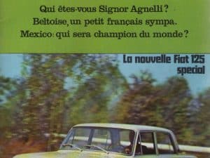 SPORT MOTEUR 105 1968 ESSAI PEUGEOT 504 FIAT 125 SPECIAL JEAN PIERRE BELTOISE R8 GORDINI 1300 #105 REVUE MAGAZINE SPORTMOTEUR